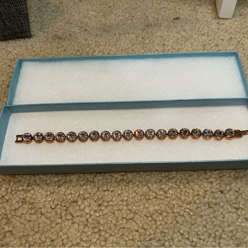 Rose Gold Silk Ice Bracelet